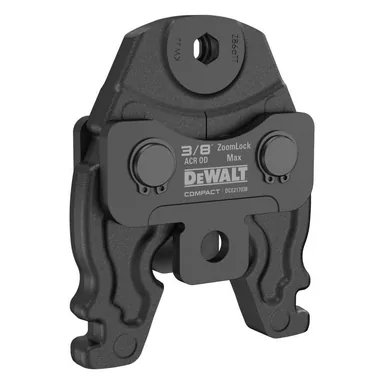 DeWalt DCE217038, accessory: Compact 3/8 in. ZoomLock Max and B MaxiPro Press Jaw for DCE210 Compact Press Tool (photograph from the Home Depot listing)