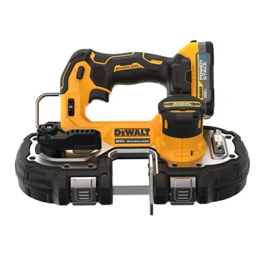 DeWalt DCS377E1, kit: ATOMIC 20V MAX Lithium-Ion Cordless 1-1/4 in. Bandsaw Kit with 1.7 Ah Battery and Charger