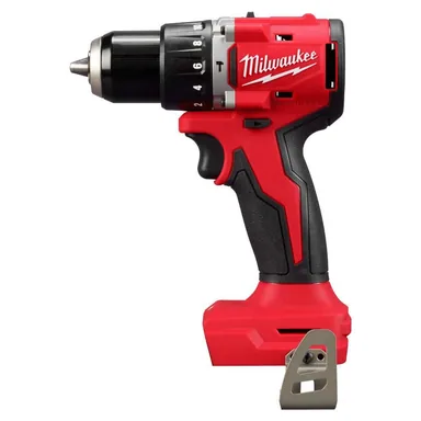 Milwaukee 3602-20, bare tool: M18 18V Lithium-Ion Brushless Cordless 1/2 in. Compact Hammer Drill/Driver (Tool-Only) (photograph from the Home Depot listing)