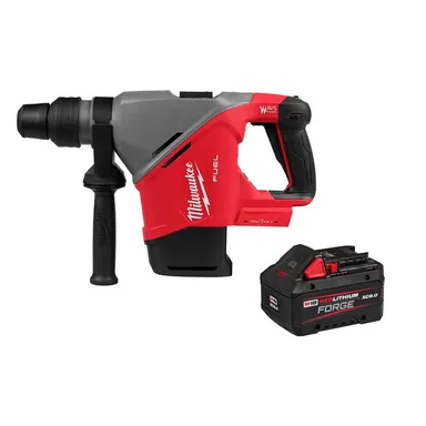 Milwaukee 2917-20-48-11-1881, bundle: M18 FUEL 18V Lithium-Ion Brushless Cordless 1-9/16 in. SDS-Max Rotary Hammer w/ 8.0Ah FORGE Battery