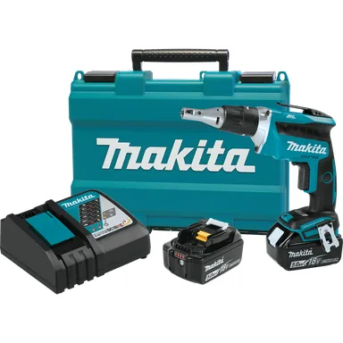 Makita XSF03T, kit: Makita XSF03T 18V LXT Lithium-Ion Brushless Cordless 4,000 RPM Drywall Screwdriver Kit (5.0Ah)