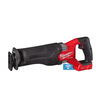 Milwaukee 2822-20, bare tool: M18 FUEL ONE-KEY 18V Lithium-Ion Brushless Cordless SAWZALL Reciprocating Saw (Tool-Only) (photograph from the Home Depot listing)
