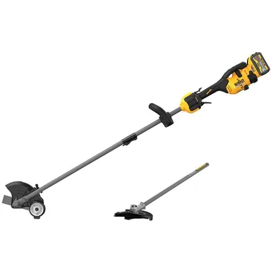 DeWalt DCED472X1WAS5BC, bundle: FLEXVOLT 60V MAX 7.5 in. Cordless Battery Powered Attachment Capable Edger and Brush Cutter Attachment w/ 3Ah Battery
