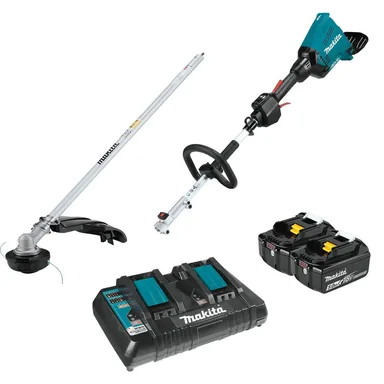 Makita XUX01M5PT, kit: Makita XUX01M5PT 36-Volt 5.0Ah Cordless Couple Shaft Power Head Attachment Kit