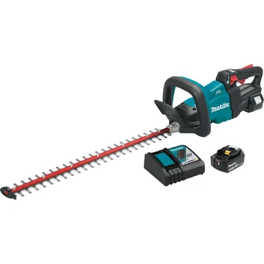 Makita XHU07T, kit: Makita XHU07T 18 Volt 24 Inch 5.0Ah LXT Lithium-Ion Brushless Hedge Trimmer Kit