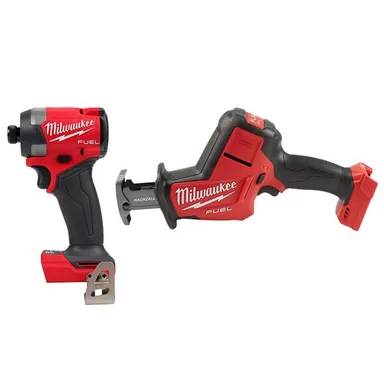 Milwaukee 2953-20-2719-20, bundle: M18 FUEL 18V Lithium-Ion Brushless Cordless 1/4 in. Hex Impact Driver w/Hackzall