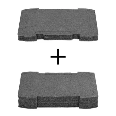 DeWalt DWST08111W08121, accessory: TOUGHSYSTEM 2.0 Shallow Foam Insert for Tool Box/Tray and TOUGHSYSTEM 2.0 Deep Foam Insert for Tool Box/Tray
