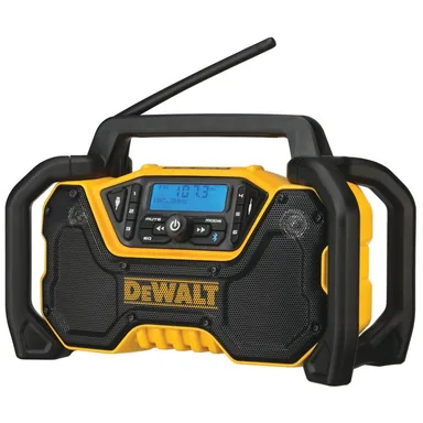 DeWalt DCR028B, bare tool: 20V MAX Compact Cordless Bluetooth Radio (Tool Only) (photograph from the Home Depot listing)