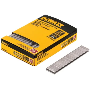 DeWalt DNS18088-2, accessory: 1/4 in. x 7/8 in. 18-Gauge Glue Collated Crown Staple (2500 Pieces)