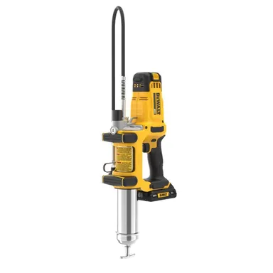 DeWalt DCGG581GD1, kit: 20V MAX Lithium-Ion Cordless 2-Speed Grease Gun with 2.0 Ah Battery and Charger