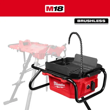 Milwaukee 3874-20, bare tool: M18 18V Lithium-Ion Brushless Cordless Pipe Threading Oiler (photograph from the Home Depot listing)
