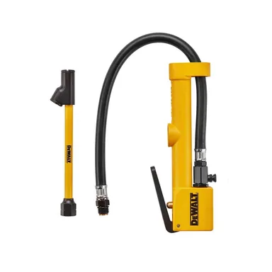 DeWalt DXCM024-0437, accessory: SIght Glass Inflator with Dual Head Straight Chuck And 15 in. Hose