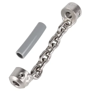 Milwaukee 48-53-3033, accessory: 1-1/4 in.-1-1/2 in. Standard Chain Knocker for 1/4 in. Chain Snake Cable (photograph from the Home Depot listing)