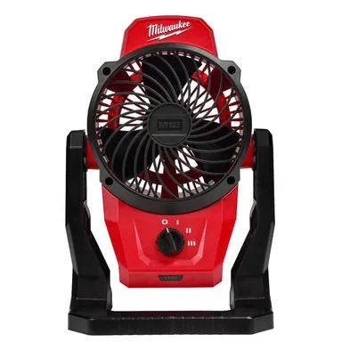 Milwaukee 0820-20, bare tool: M12 12-Volt Lithium-Ion Cordless Jobsite Fan (Tool-Only)