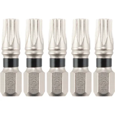 Makita E-00658, accessory: Makita E-00658 Impact XPS T30 Torx 1" Insert Bit, 5/pk
