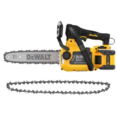 DeWalt DCCS673X1WTX612, bundle: FLEXVOLT 60V MAX 12 in. Battery Powered Top Handle Chainsaw Kit with 3Ah Battery, Charger and 12 in. Replacement Chain