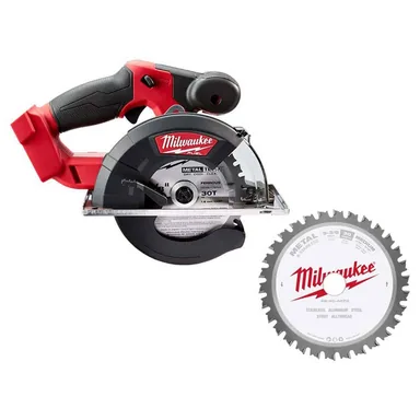 Milwaukee 2782-20-48-40-4070, bundle: M18 FUEL 18V Lithium-Ion Brushless Cordless Metal Cutting 5-3/8 in. Circular Saw (Tool-Only) w/ Metal Saw Blade