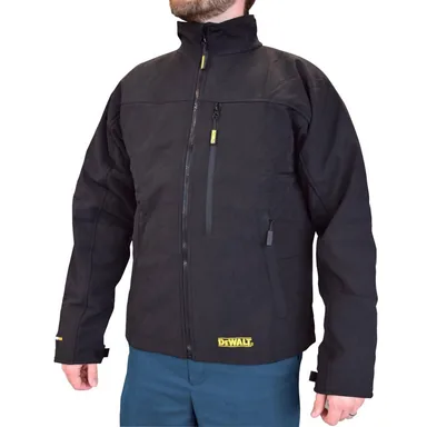 DeWalt DCHJ060ABD1-L, kit: Men's Large 20V MAX XR Lithium Ion Black Soft Shell Jacket kit with 2.0Ah Battery and Charger