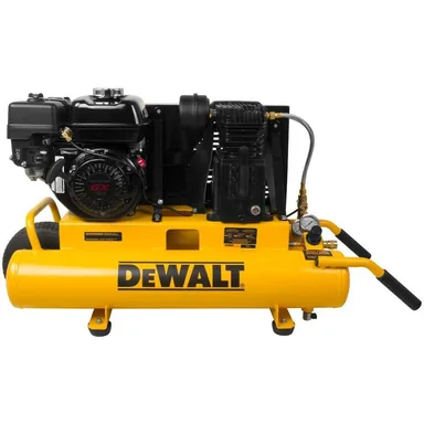 DeWalt DXCMTB5590856, standalone tool: 8 Gal. 150 PSI 5.5 HP Belt Drive Gas-Powered Wheelbarrow Air Compressor