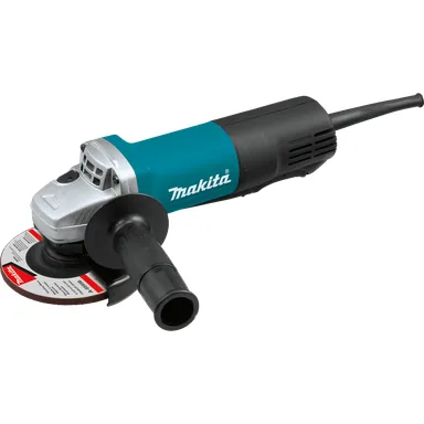 Makita 9557PB, standalone tool: Makita 9557PB Corded 4-1/2" Paddle Switch Angle Grinder, with AC/DC Switch