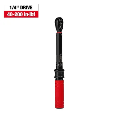 Milwaukee 48-22-9200, unpowered: 1/4 in. Drive 40-200 ft./lbs. Click Torque Wrench