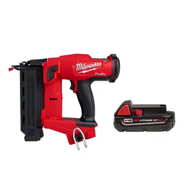 Milwaukee 2746-20-48-11-1820, bundle: M18 FUEL 18-Volt Lithium-Ion Brushless Cordless Gen II 18-Gauge Brad Nailer & M18 18-Volt 2.0 Ah Compact Battery