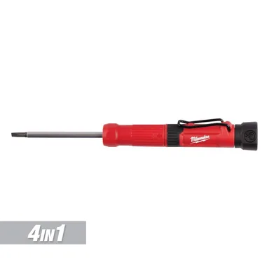 Milwaukee 48-22-2932, unpowered: 4-in-1 Pocket Precision Multi-Bit Screwdriver