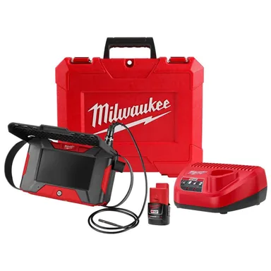 Milwaukee 3151-21, kit: M12 12V Lithium-Ion Cordless Auto Shop Borescope w/ Wifi File Sharing (photograph from the Home Depot listing)