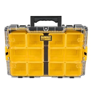 DeWalt DWST08040, accessory: TOUGHSYSTEM 2.0 10-Compartment Deep Small Parts Organizer (photograph from the Home Depot listing)