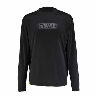 DeWalt DXWW50155-001-M, unpowered: Truro Men's Medium Polyester/Elastane Stretch Performance Long Sleeve Tee Shirt