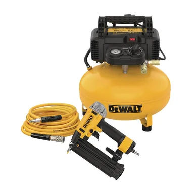 DeWalt DXCM2002-1KIT, standalone tool: 6 Gal. 165 PSI Portable Electric Pancake Air Compressor Combo Kit