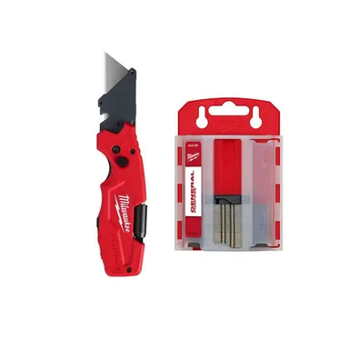 Milwaukee 48-22-1505-48-22-1950, bundle: FASTBACK 6-in-1 Folding Knife with 3 in. Blade and General Purpose Utility Blades (50-Pack)