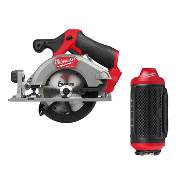 Milwaukee 2521-20-2955-20, bundle: M12 FUEL 12V Lithium-Ion Brushless 5-3/8 in. Cordless Circular Saw, & Speaker