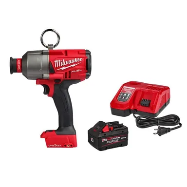 Milwaukee 2865-20-48-59-1881, bundle: M18 FUEL ONE-KEY 18V Lith-Ion Brushless Cordless 7/16 in. High Torque Impact Wrench w/ FORGE 8. 0Ah Battery & Charger