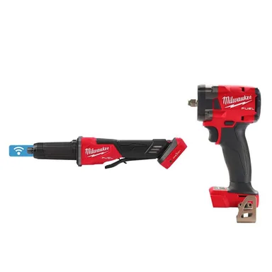 Milwaukee 2984-20-2854-20, bundle: M18 FUEL 18-Volt Lithium-Ion Brushless Cordless 2-3 in. Variable Speed Die Grinder Paddle Switch w/3/8 in. Impact Wrench