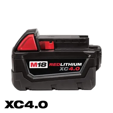 Milwaukee 48-11-1840, accessory: M18 18-Volt 4.0 Ah Lithium-Ion XC Extended Capacity Battery Pack