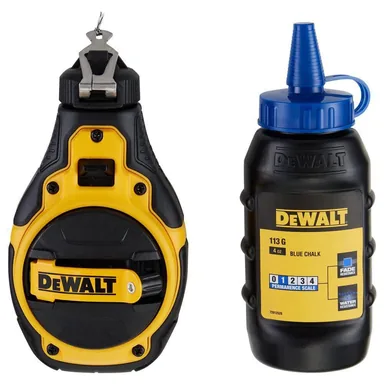 DeWalt DWHT48333BC, accessory: 100 ft. Chalk Reel Kit with Blue Chalk