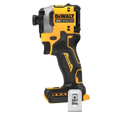DeWalt DCF850B, bare tool: ATOMIC 20V MAX Cordless Brushless Compact 1/4 in. Impact Driver (Tool Only) (photograph from the Home Depot listing)