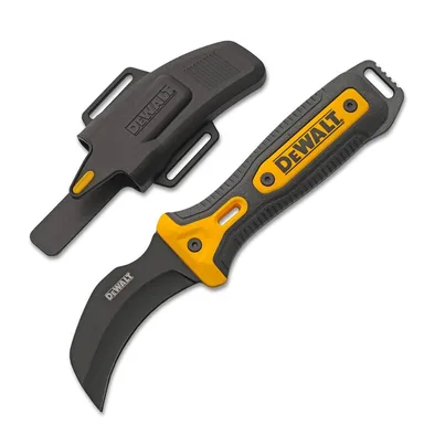 DeWalt DXKNHK41, unpowered: Hawkbill Line and Cable Knife with 3 in. Blade and Sheath
