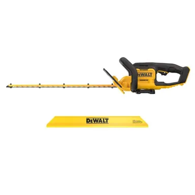 DeWalt DCHT821BWZHT800, bundle: 20V MAX 22 in. Cordless Battery Powered Hedge Trimmer with Hedge Sweep Accessory (Tool Only)