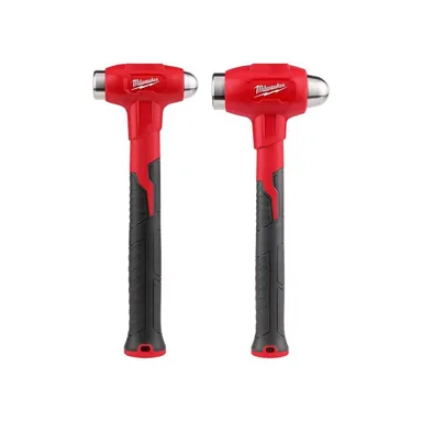 Milwaukee 48-22-9140-48-22-9141, bundle: Dead Blow Ball Peen Hammer Set (2-Piece)
