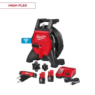 Milwaukee 3318-22B, kit: M12 12-Volt Lithium-Ion 85 ft. High Flex Compact Inspection Camera Kit