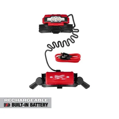 Milwaukee 2018R, standalone tool: 600 Lumen USB C Rechargeable BOLT Low Profile Hard Hat Headlamp (photograph from the Home Depot listing)
