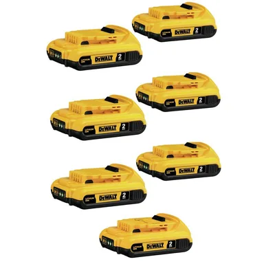 DeWalt DCB203-7, accessory: 20V MAX Lithium-Ion 2.0Ah Battery (7 -Pack)