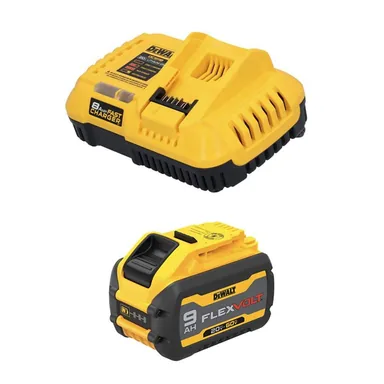 DeWalt DCB609C, accessory: 20V/60V MAX FLEXVOLT Lithium-Ion 9.0Ah Battery and Charger Starter Kit (photograph from the Home Depot listing)