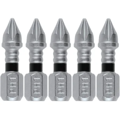 Makita E-00549, accessory: Makita E-00549 Impact XPS #1 Phillips 1" Insert Bit, 5/pk