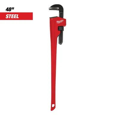 Milwaukee 48-22-7148, unpowered: 48 in. Steel Pipe Wrench
