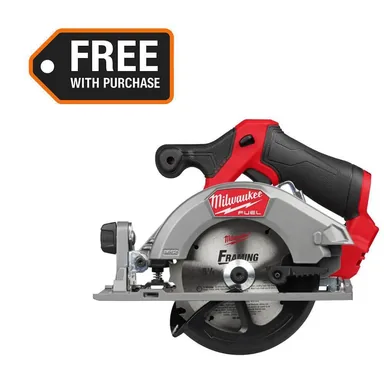 Milwaukee 2521-20, bare tool: M12 FUEL 12V Lithium-Ion Brushless 5-3/8 in. Cordless Circular Saw (Tool-Only) (photograph from the Home Depot listing)