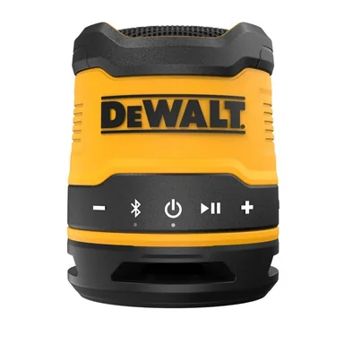 DeWalt DCR008, unclassified: USB-C Rechargeable Bluetooth Speaker (photograph from the Home Depot listing)