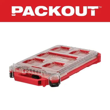 Milwaukee 48-22-8436, accessory: PACKOUT 5-Compartment Low-Profile Compact Small Parts Organizer (photograph from the Home Depot listing)